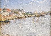 Elisabeth Warling Strandvagen-Stockholm oil on canvas